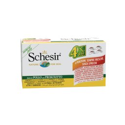 Schesir Multipac Dog – Piletina I Šunka 4×85 - 340 g