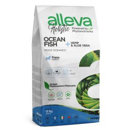 Alleva Holistic Dog Puppy Ocean Fish + Hemp & Aloe Vera Medium - 12 kg