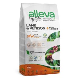 Alleva Holistic Dog Adult Lamb & Venison + Hemp & Ginseng Medium/Maxi - 12 kg