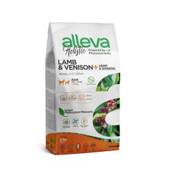 Alleva Holistic Dog Adult Lamb & Venison + Hemp & Ginseng Mini - 2 kg