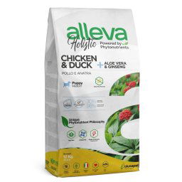 Alleva Holistic Dog Puppy Chicken & Duck + Aloe Vera & Ginseng Medium - 12 kg