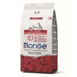 Monge Natural Superpremium Dog Mini Puppy And Junior - 3 kg
