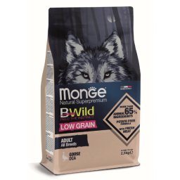 Monge BWild Low Grain Dog All Breeds Adult Goose - 12 kg