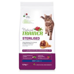 Trainer Natural Cat Za Odrasle Sterilisane Mačke Šunka - 10 kg
