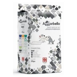 Asssorbello Carbon Prostirke 60×90 cm 20 kom