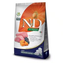 N&D Pumpkin Puppy Lamb&Blueberry Medium/Maxi - 12 kg