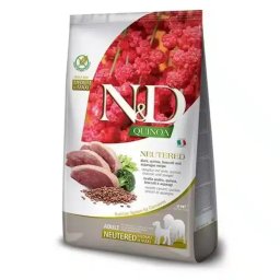 N&D Quinoa Neutered Duck, Broccoli & Asparagus Medium/Maxi - 2.5 kg