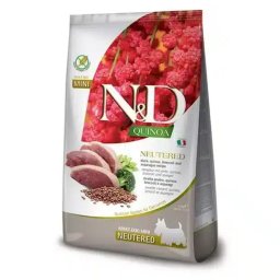 N&D Quinoa Neutered Duck, Broccoli & Asparagus Mini - 2.5 kg