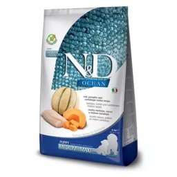 N&D Ocean Puppy Cod, Pumpkin & Cantaloupe Melon Medium/Maxi - 12 kg