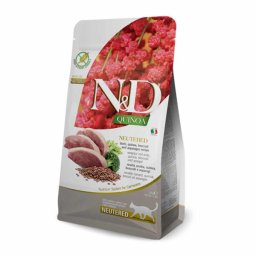 N&D Quinoa Cat Neutered Duck, Broccoli & Asparagus - 1.5 kg