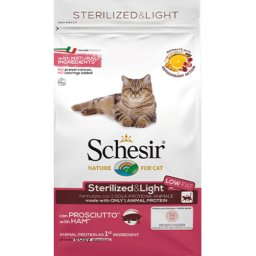Schesir Cat Dry Sterilized & Light Ham - 400 g