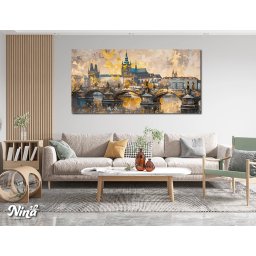 Moderne slike na platnu Prag ms133
