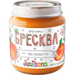 Juvitana kašica breskva 128g 4+