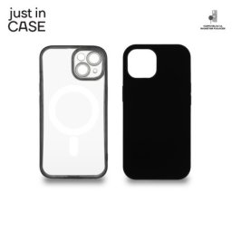 Just in Case 2u1 Extra case MAG MIX PLUS paket CRNI za iPhone 15 Plus ( MAGPL114BK )