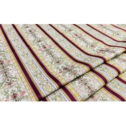 Mebl štof S- Bidermajer bordo