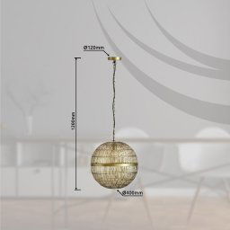 VISILICA 1XE27 HERMI II 14995H2 GLOBO