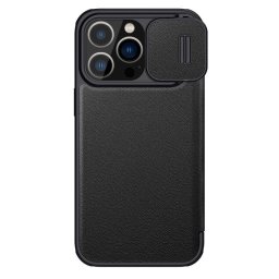 Torbica Nillkin Qin Pro (plain leather) za iPhone 14 Pro Max 6.7 crna