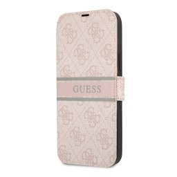 Torbica Guess Stripe Bk Pu za iPhone 13 Pro 6.1 roze (GUBKP13L4GDPI)