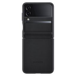 Samsung torbica kozna na preklop za Galaxy Z Flip 4 5G crna (EF-VF721-LBE)