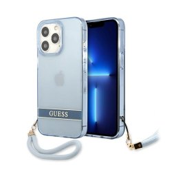 Maska Guess Hc PC/TPU Translucent za iPhone 13 Pro Max 6.7 plava (GUHCP13XHTSGSB)