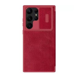 Maska Nillkin Qin Pro Leather za Samsung S918B Galaxy S23 Ultra crvena