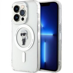 Torbica Karl Lagerfeld Hc Magsafe IML Ikonik za iPhone 15 Pro 6.1 transparent (KLHMP15LHFCKNOT)