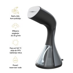 Pegla za vertikalno peglanje Aeno GS1 crna