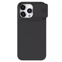 Torbica Nillkin CamShield Silky za iPhone 15 Pro 6.1 crna