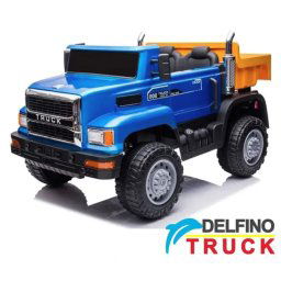 Kamion kiper na akumulator za decu Delfino Truck 4x4 Plavi (DEL-6199-B)