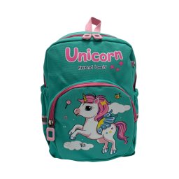Ranac za vrtić HIJEROGLIF - Unicorn (zeleni)