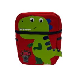 Ranac za vrtić HIJEROGLIF - Dino OMG (crveni)