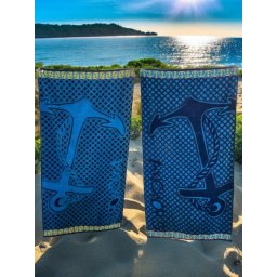 Plažni peškir Anchors 86x160cm ( VLK000668-anchors )