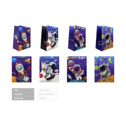 KESA UKRASNA M 18X23X10CM OP23069 DEČIJA SVEMIR WY