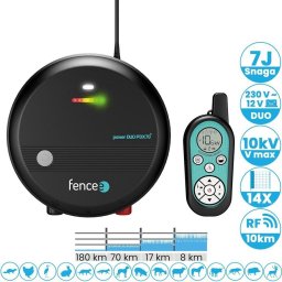 Električni pastir Fencee power Duo RF PDX 70