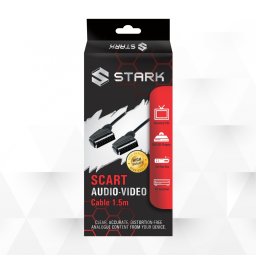 Kabl STARK scart M-M (High Quality) 1.5m