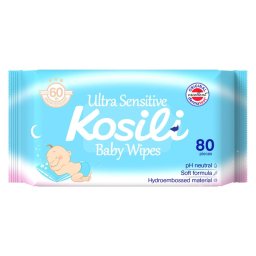 Kosili vlažne maramice 80 komada plave