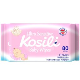 Kosili vlažne maramice 80 komada roze