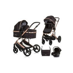 3u1 Kombinovana kolica Chipolino Amore i-Size Black