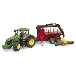 Bruder Traktor John Deer 7R 350 sa Prikolicom za drva 031541