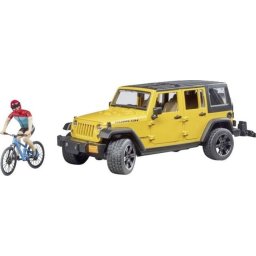 Bruder Jeep Wrangler Rubicon sa biciklistom 025434
