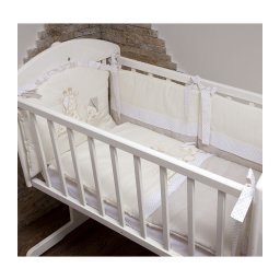 Posteljina za kolevku sa ogradicom Tri drugara
