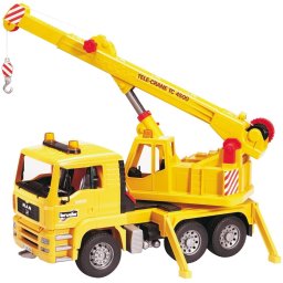 Bruder Kamion kran žuti 027544