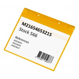 Magnetni džep u boji A4 horizontalni, 1/5, Tarifold - Djois Tarifold žuta