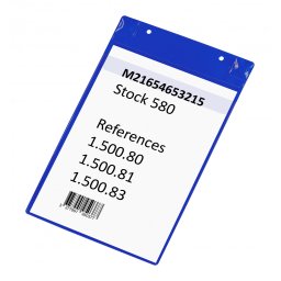 Magnetni džep u boji A4 XL uspravni, 1/5, Tarifold - Djois Tarifold plava
