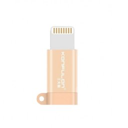 Adapter KONFULON Micro USB na iPhone lightning zlatni