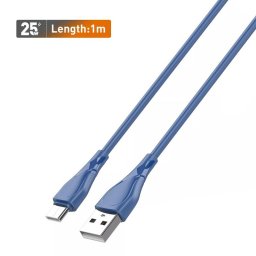 Data kabl Ldnio LS611 25W Fast Type C plavi 1m