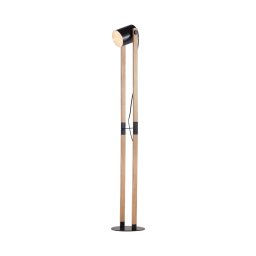 Drveno-Metalna Podna Lampa D001T 1H