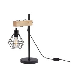 Drveno-Metalna Stona Lampa D002T 1H