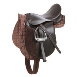 Sedlo za konje braon Haflinger komplet 17,5"
