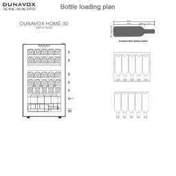 DUNAVOX DXFH-30.80 vinska vitrina